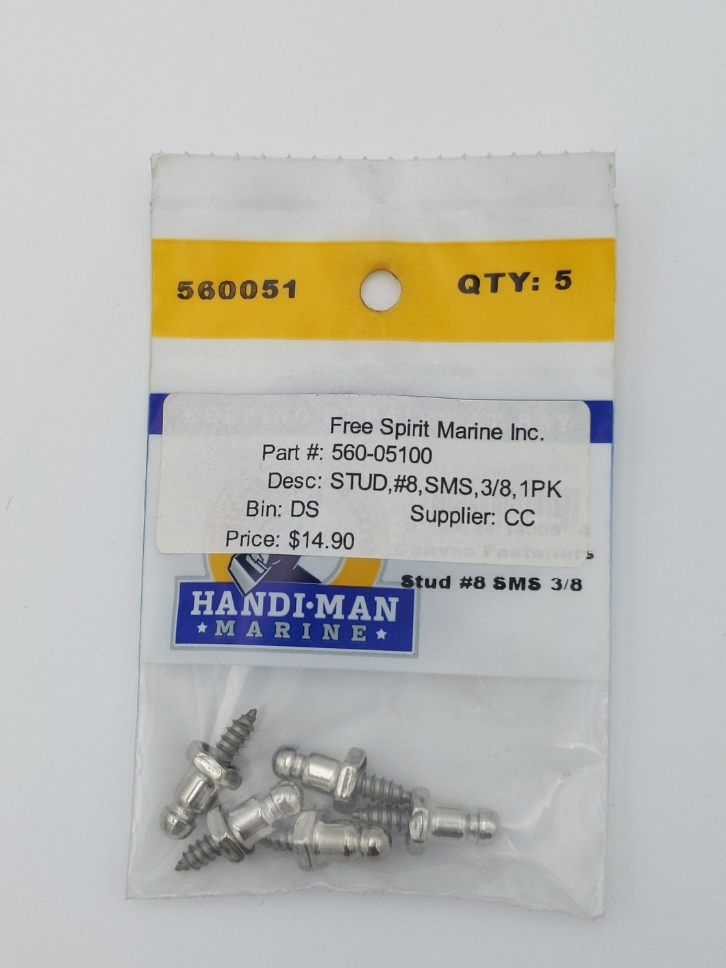 Handi-Man Marine Stud 8 SMS 3/8 560051