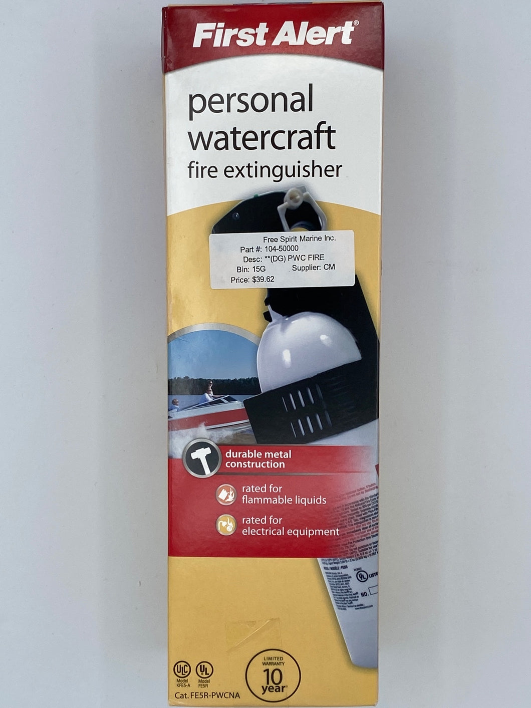 First Alert Personal Watercraft Fire Extinguisher 104-50000
