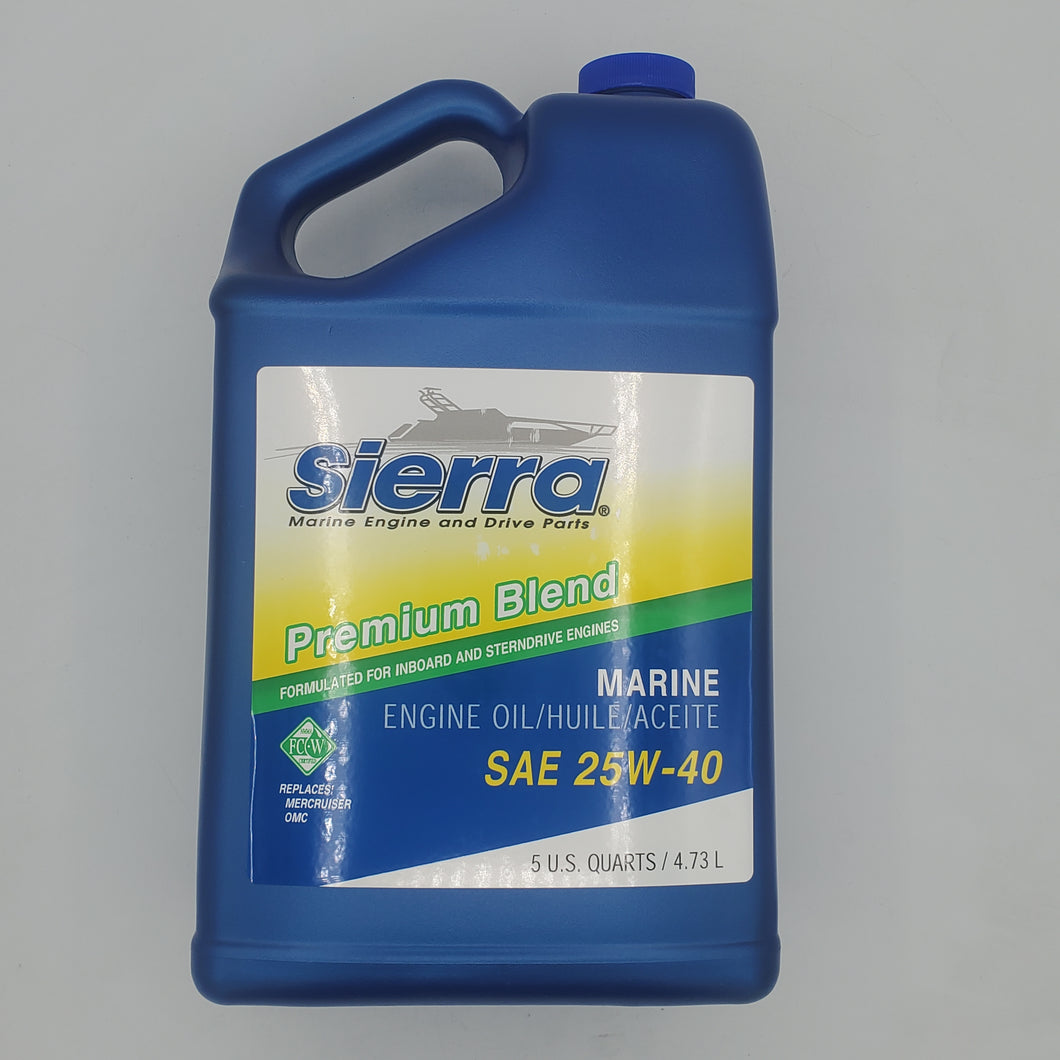 Sierra 25w-40 Marine Engine Oil 18-9400-4