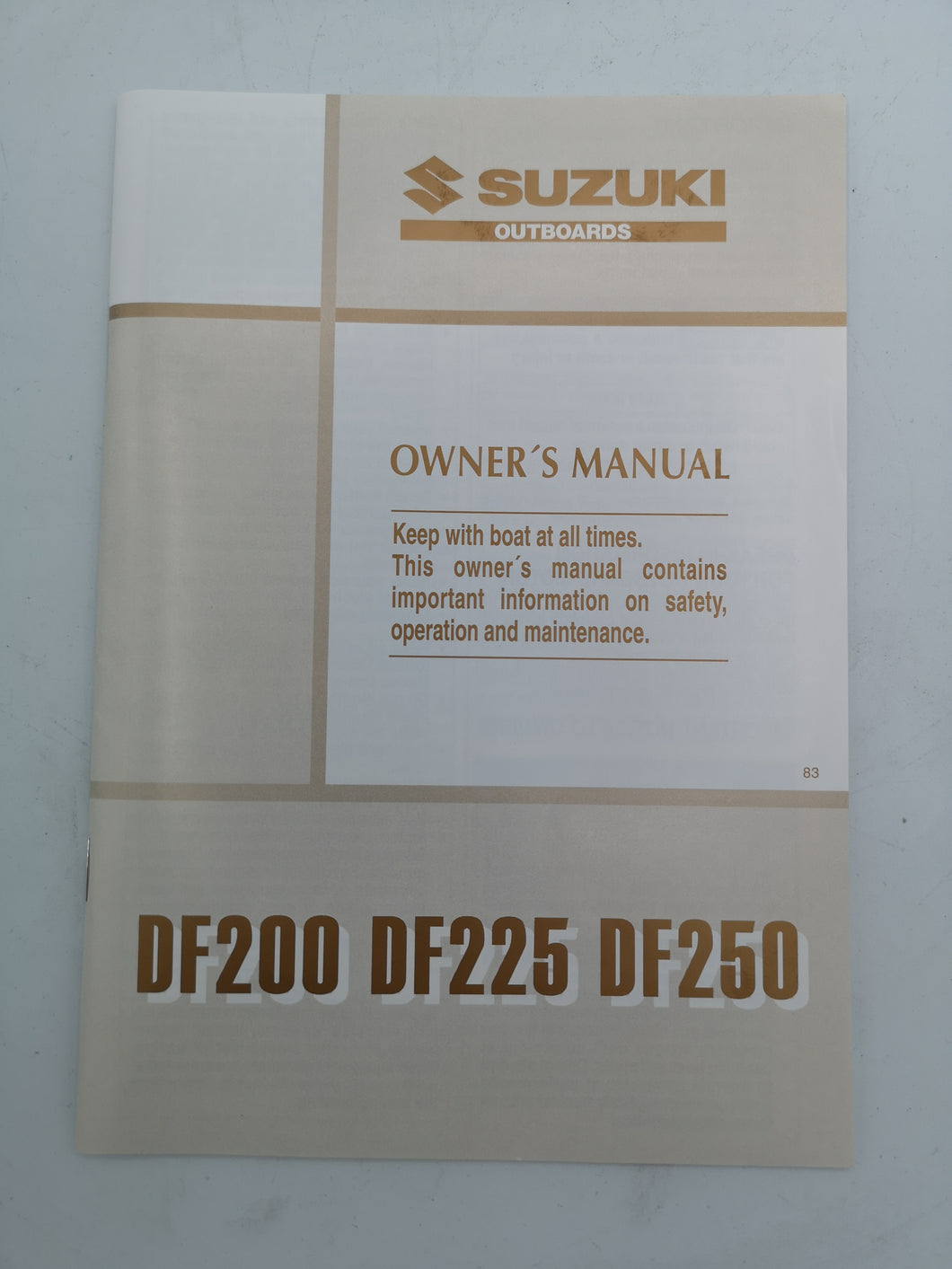 Suzuki Owners Manual 99011-93J00-03A