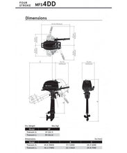 Load image into Gallery viewer, Tohatsu Tohatsu 4 Hp Outboard Motor MFS4DD
