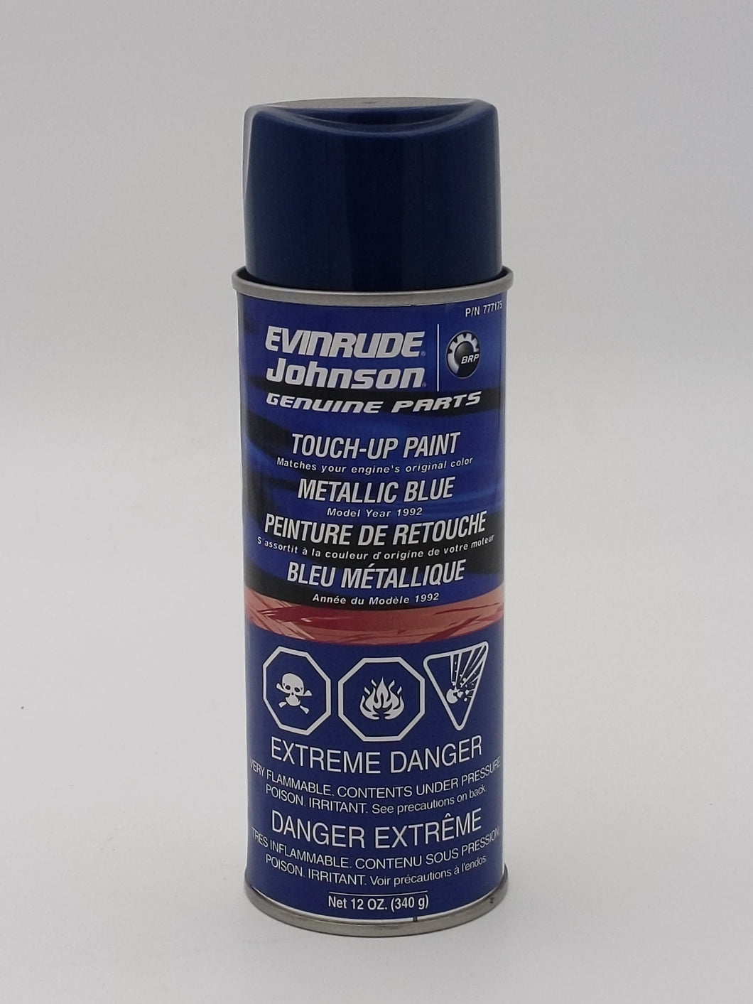 Evinrude Johnson Metallic Blue Touch-Up Paint 0777175