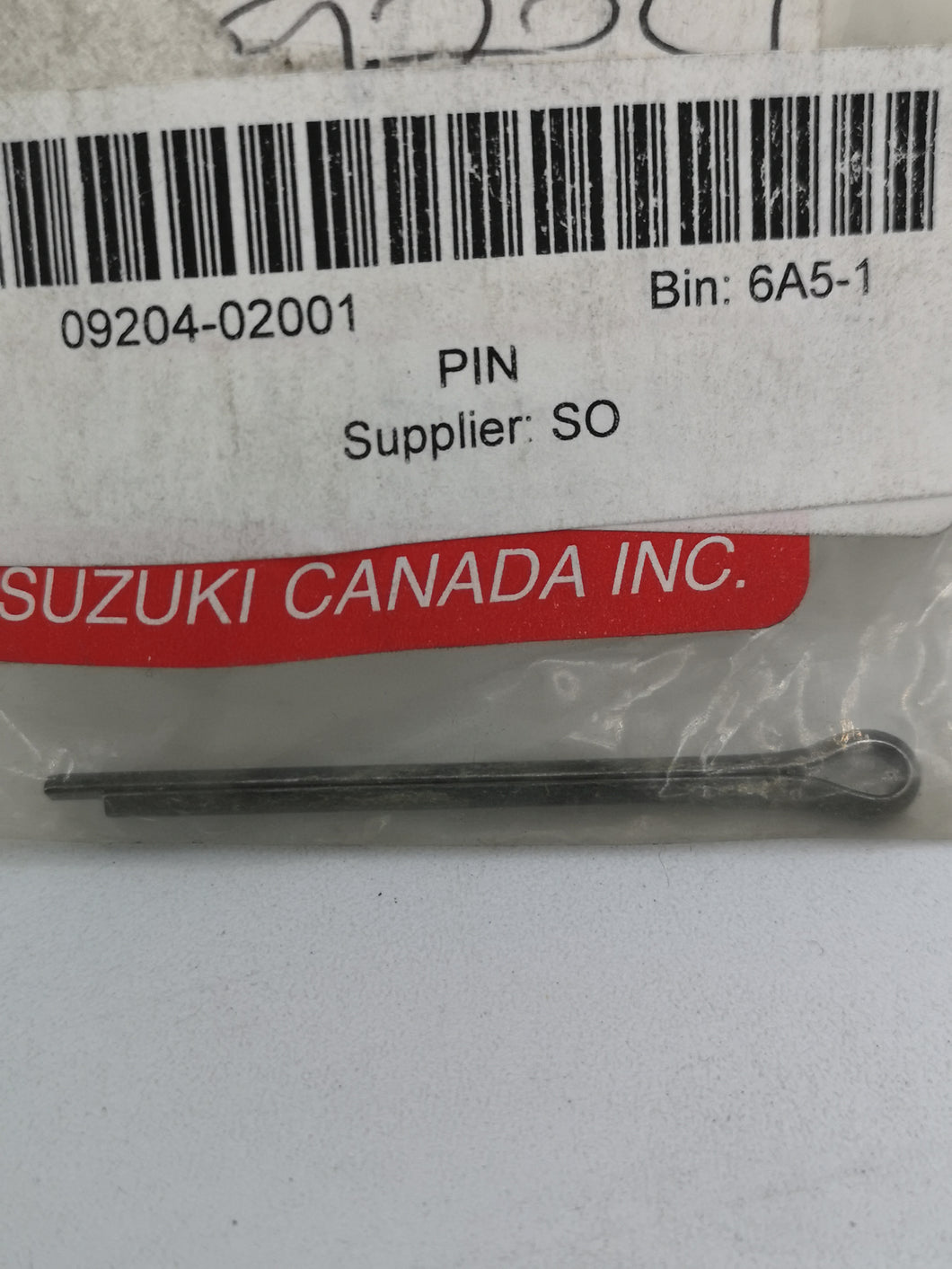 Suzuki Cotter Pin 09204-02001