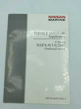 Load image into Gallery viewer, Tohatsu Service Manual Supplement NSF 9.9/15/20C 003N210621
